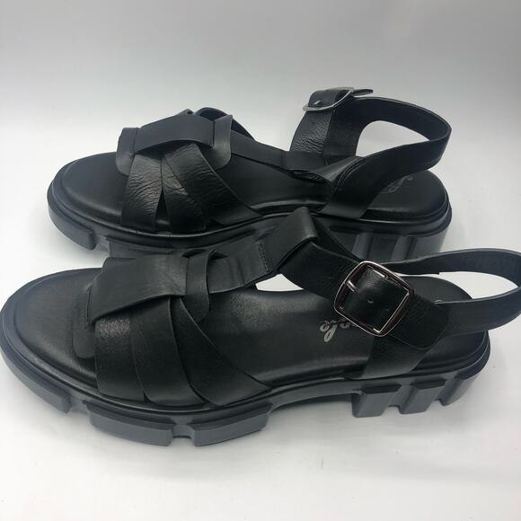 Free People Finley Brooks Sandal Black Size EU 41 US 11 - Picture 5 of 11
